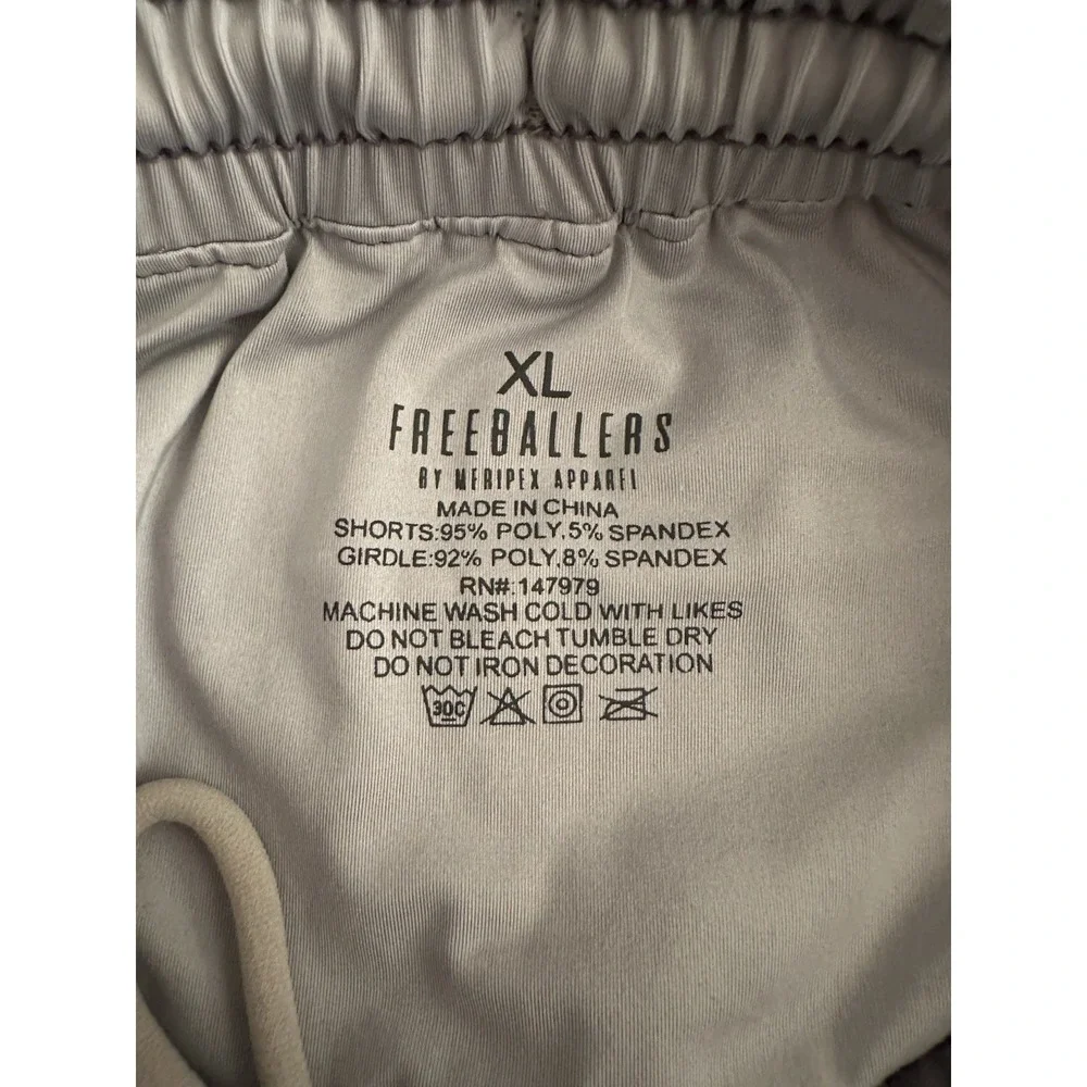 Freeballers Mens XL Black Camo Lined Shorts‎ 8
